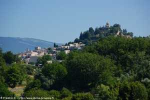 Forcalquier vu depuis Mane