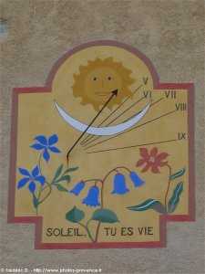 cadran solaire du hameau des pr�s de puy-saint-vincent
