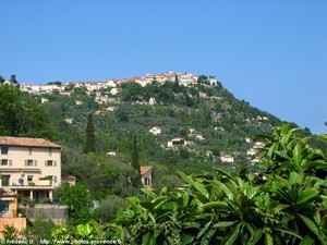 vue sur le village de Cabris
