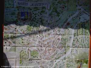 plan du village de saint-jeannet
