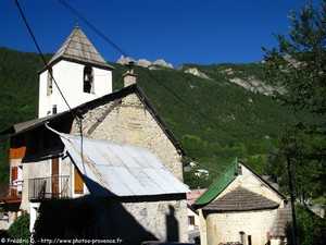 le village de Saint-Martin d'Entraunes