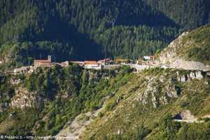 vue sur le village de venanson