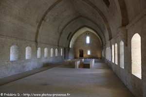 dortoir de l'abbaye de Silvacane