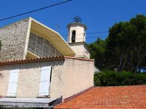 le clocher de l'église de carry-le-rouet
