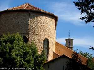 l'�glise et le clocher de gardanne