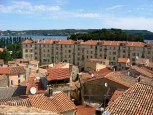 vue sur la ville d'Istres