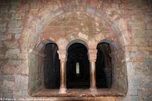 la salle capitulaire de l'abbaye du thoronet