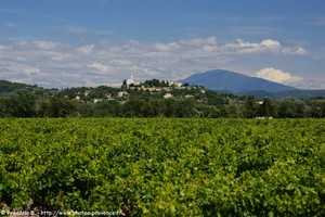 Cairanne et le mont ventoux