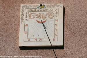 cadran solaire de Cucuron