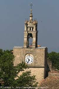 la tour de l'horloge de Cucuron