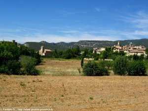 vue sur le village de Lourmarin