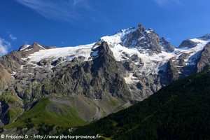 la glacier du Tabouchet et la Meije