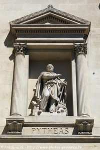 statue de Pythéas du palais de la Bourse