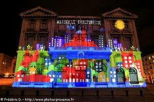 spectacle multimédia sur la mairie de Marseille