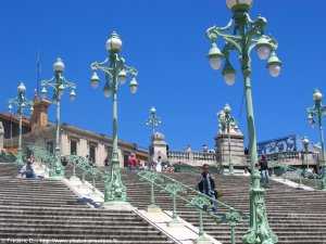escaliers de la gare Saint-Charles de Marseille