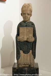 statue polychrome de Saint-Jean-l'Evangéliste