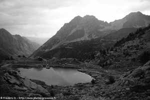 le lac du col de Sainte-Anne