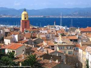 vue de saint-tropez depuis la citadelle