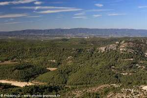 vue sur le Luberon et le Mont Ventoux