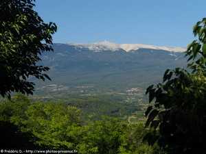 mont ventoux vu depuis blauvac