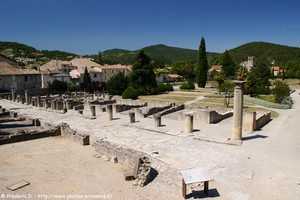 site archéologique de la villasse de vaison la romaine