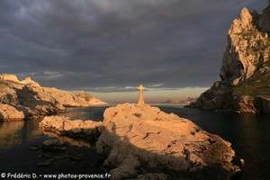 coucher de soleil sur le Cap Croisette