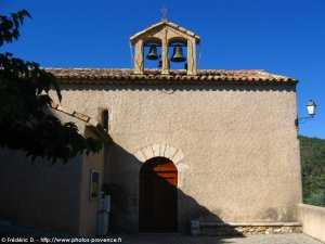 l'&eacute;glise de sainte-croix-du-verdon