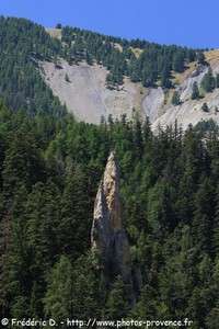 cargneule dans la vallée de Bragousse à Crots