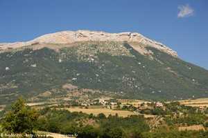 montagne de ceuse vue depuis fouillouse