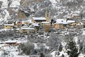 Saint-Marcellin sous la neige