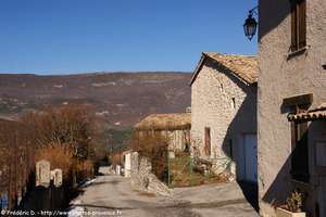 vue sur la montagne de Chabre