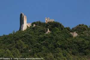 ruines du château de Forcalqueiret