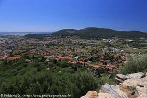 panorama sur Hyères depuis le vieux Château