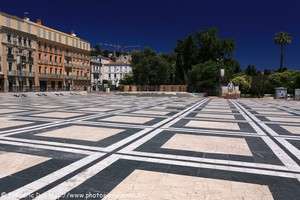la place Georges Clémenceau d'Hyères