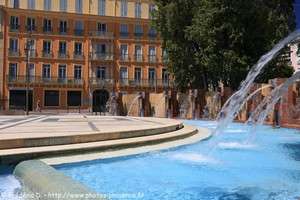 la place Georges Clémenceau d'Hyères