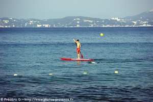 stand up paddle dans la baie de la Garonne