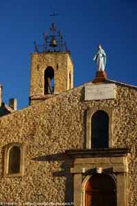 l'église de Pourrières