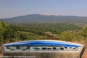 belvédère sur le Mont Ventoux