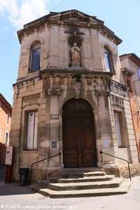 la chapelle des Pénitents bleus de l'Isle sur la Sorgue