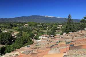 le Mont Ventoux vu depuis Mormoiron