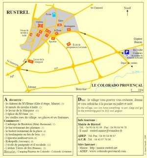 plan découverte de Rustrel