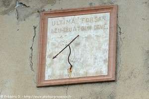 cadran solaire de vacqueyras