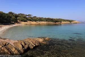 la plage du Sud sur l'&icirc;le de Port-Cros