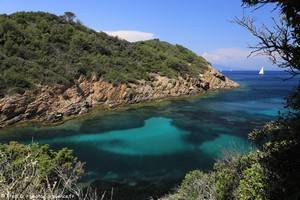 la calanque Longue de l'&icirc;le de Port-Cros