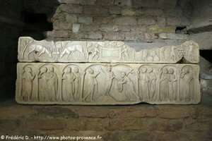 le sarcophage dit des compagnes de Sainte Ursule