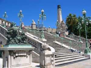 escaliers de la gare Saint-Charles de Marseille