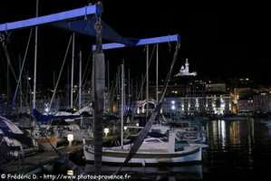 le vieux port la nuit