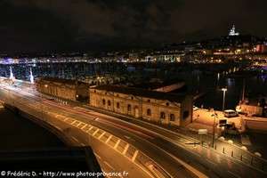 le vieux port la nuit