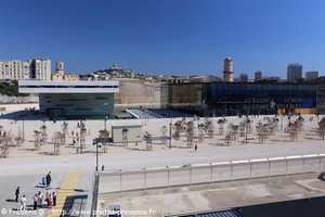 le MuCEM et la villa M&eacute;diterran&eacute;e