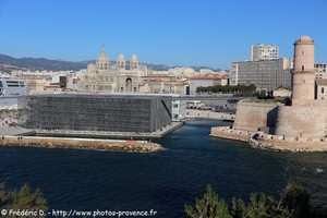 le MuCEM, le fort Saint-Jean et la Major